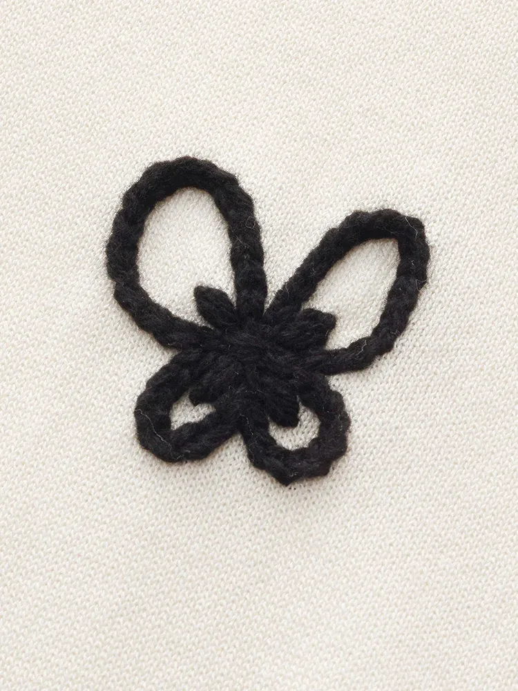 Tencel Butterfly Women Knit Top - Image 5
