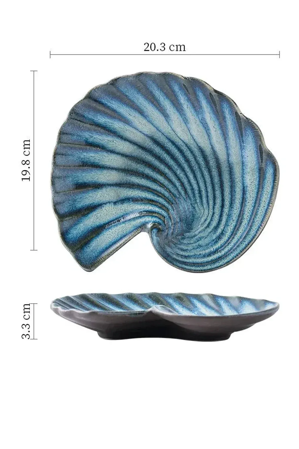Nautical Shell Ceramic Plates - Image 8