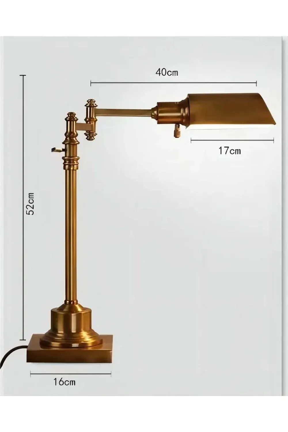 Art Deco Adjustable Desk Lamp - Image 7