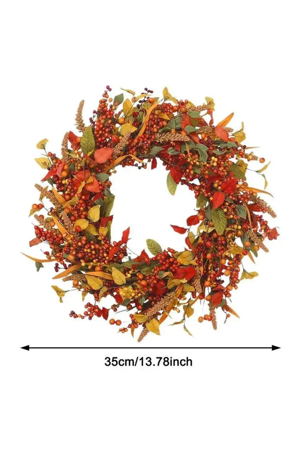 Vibrant Harvest Berry Wreath - Image 6